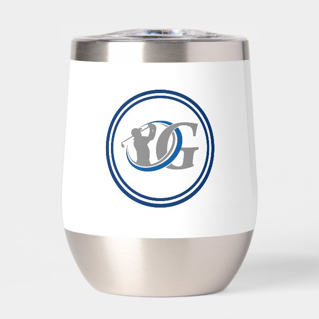 Golf Thermal Wine Tumbler (Front)