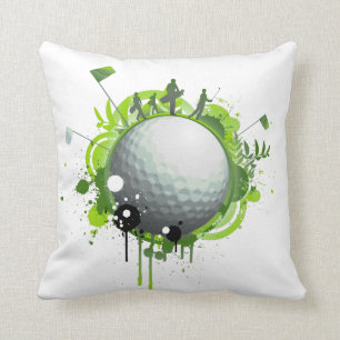 Golf Throw Pillow
