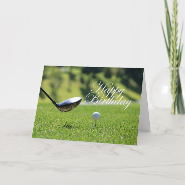 Golf Time Card (Front)