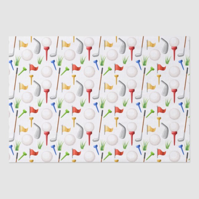 Golf  Tissue  paper (Front)