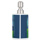 Golf Toothbrush Holder and Soap Dispenser (Back)