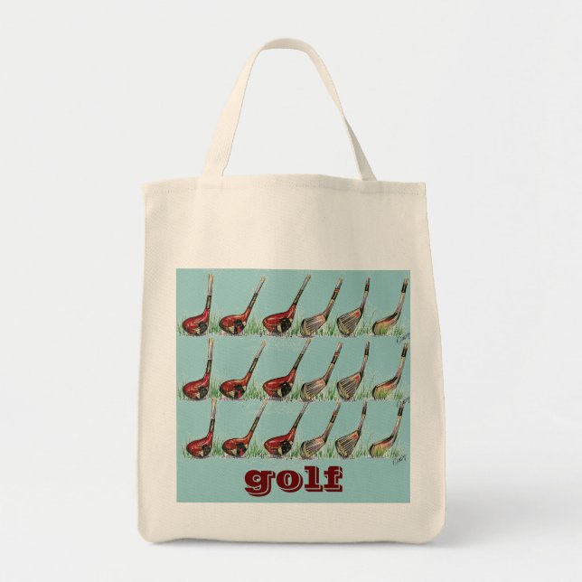 Golf tote. tote bag (Front)