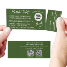 Golf Tournament Business Charity Event Raffle 