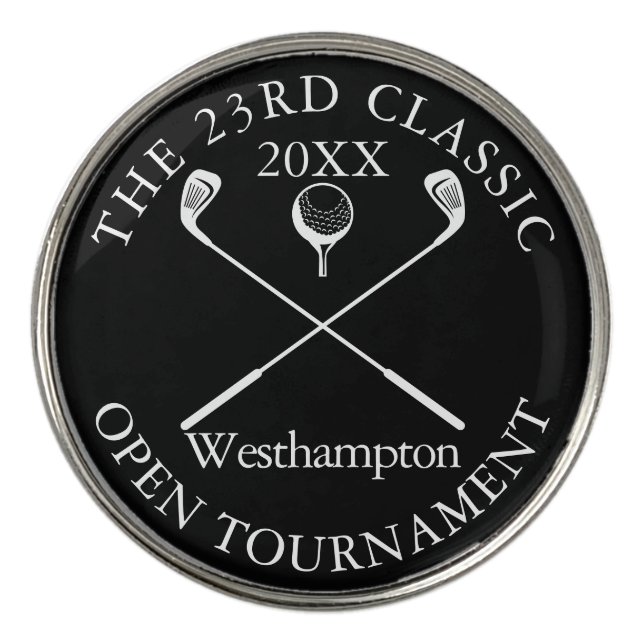 Golf Tournament Classic Event Ball Marker (Front)