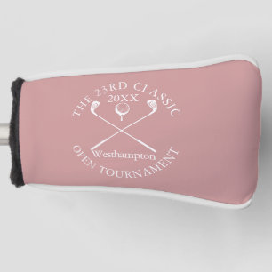 Golf Tournament Classic Event Dusty Rose Pink Head Cover