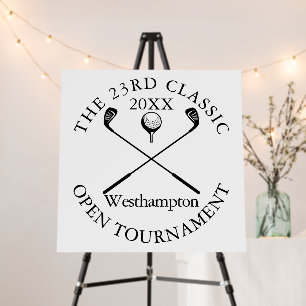 Golf Tournament Classic Event Sign