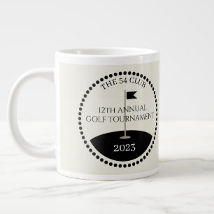 Golf Tournament Club Name Giant Coffee Mug