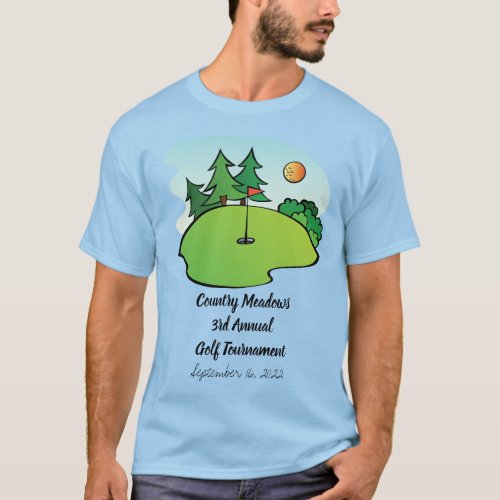 Golf Tournament Country Club Charity Event T_shirt