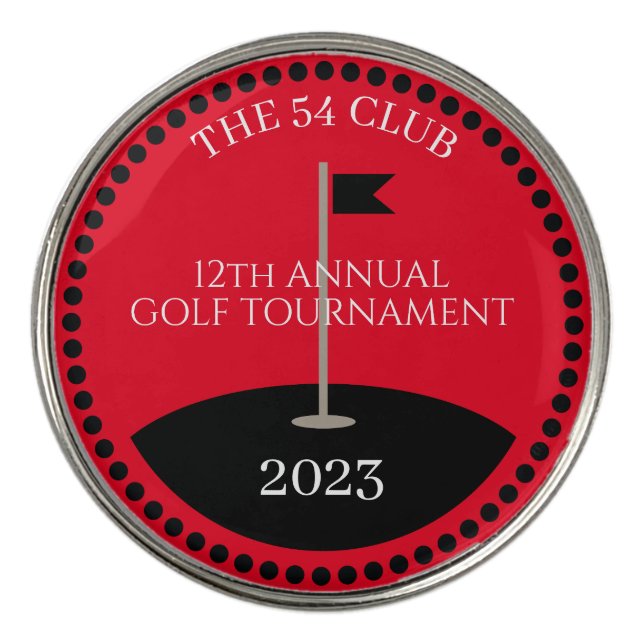 Golf Tournament Giveaway Ball Marker (Front)