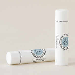 Golf tournament or event custom logo personalized lip balm