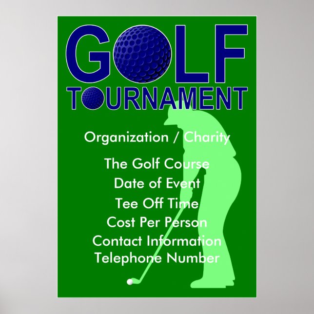 Golf Tournament Poster (Front)