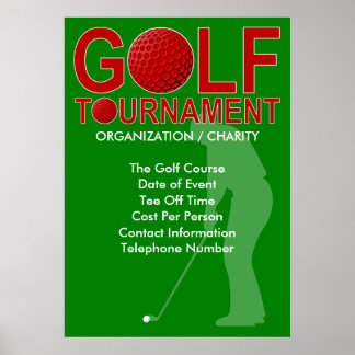 Golf Tournament Poster 3 (You Can Customize)