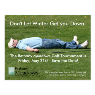 Golf Tournament Save the Date Card