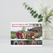 Golf Tourney Save the Date Postcard (Standing Front)