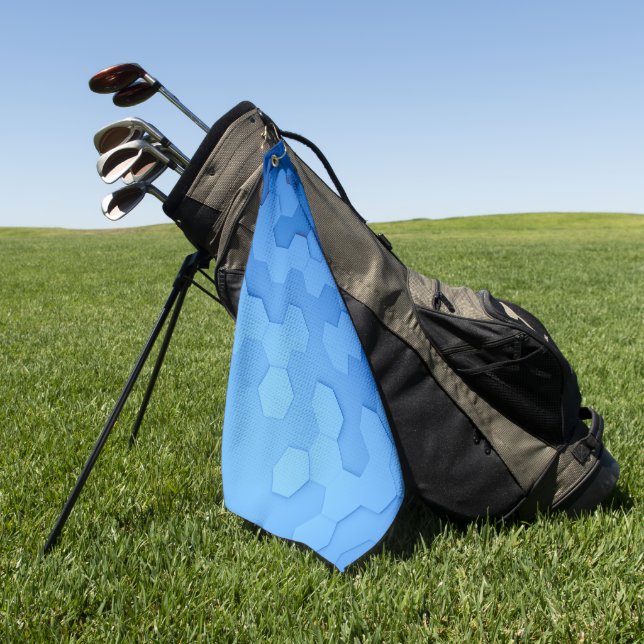 Golf towel - Black&White (Green)