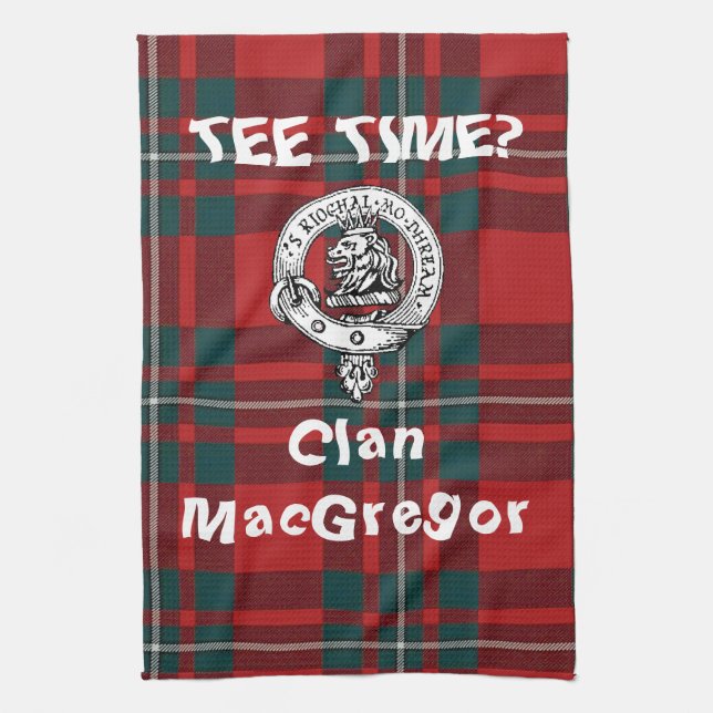 Golf Towel Clan MacGregor (Vertical)