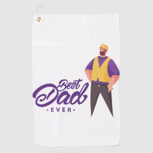 Golf Towel Fit for a King: Best Dad Edition