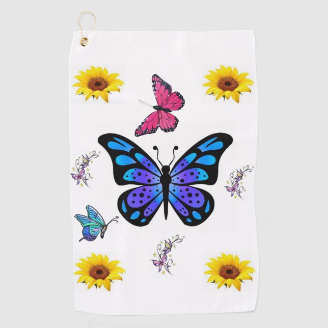 Golf Towel Floral (Front)