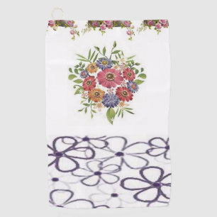 Golf Towel Floral