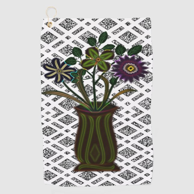 Golf Towel Floral (Front)