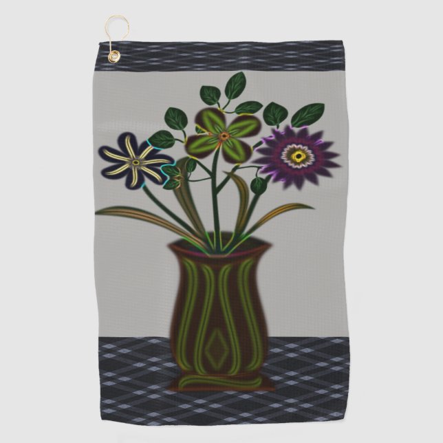 Golf Towel Floral (Front)