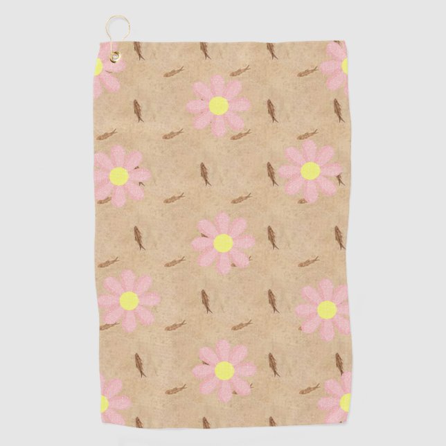 Golf Towel Floral (Front)