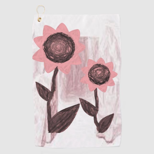 Golf Towel Floral (Front)