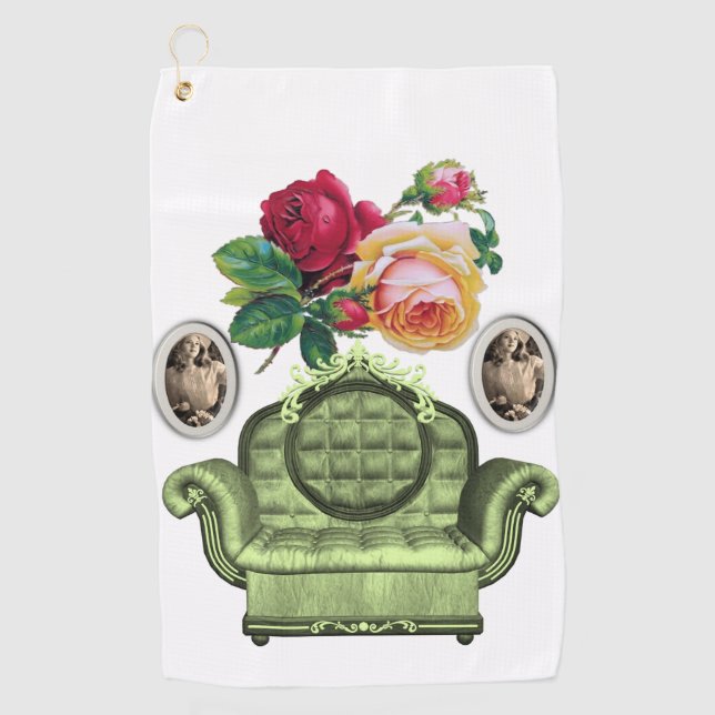 Golf Towel Floral (Front)