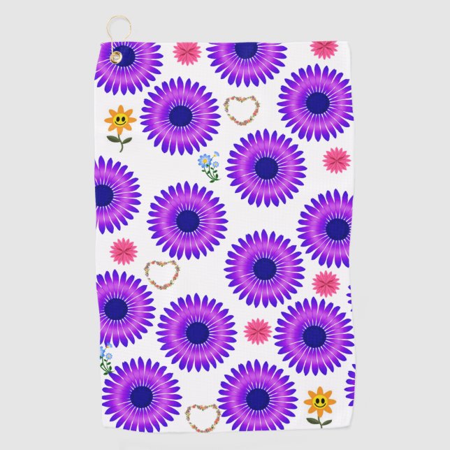 Golf Towel Floral (Front)