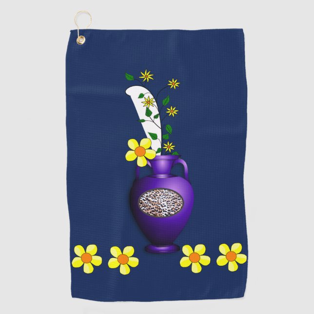 Golf Towel Floral (Front)