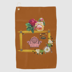 Golf Towel Floral