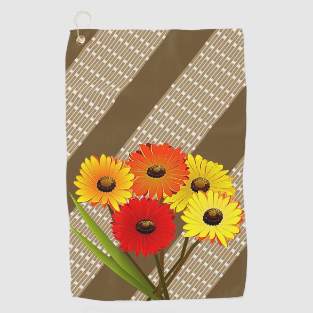 Golf Towel Floral (Front)