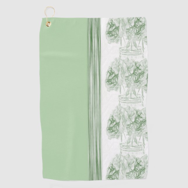 Golf Towel Floral (Front)