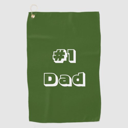 Golf Towel Green Golf Towel 1 Dad