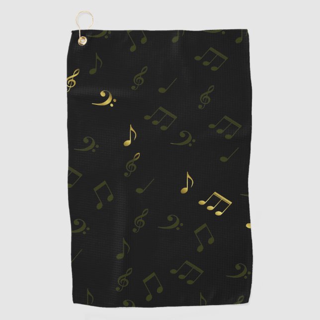 Golf Towel,music, set,home, notes,colorful Golf Towel (Front)