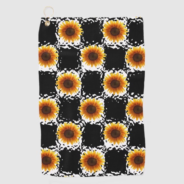 Golf Towel Sunflower (Front)