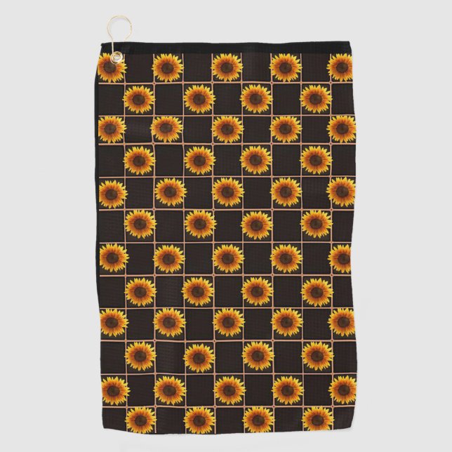 Golf Towel Sunflower (Front)