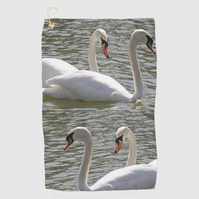 Golf Towel Swan (Front)
