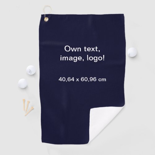 Golf Towel uni Dark Blue