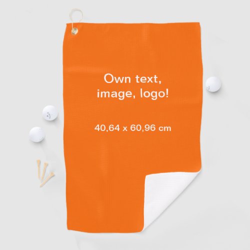 Golf Towel uni Orange