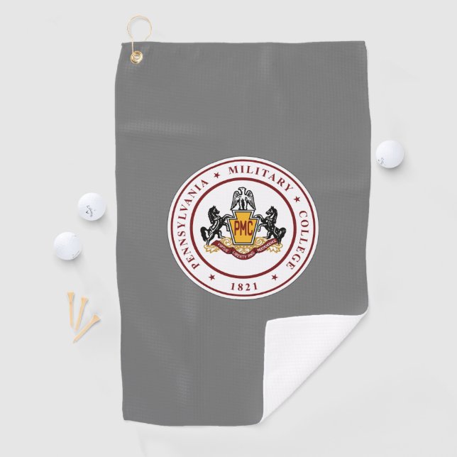 + GOLF TOWEL w/PMC Seal Logo (InSitu)