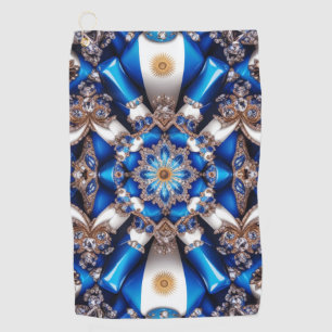 Golf Towel with Argentinian Colors