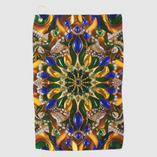 Golf Towel with Brazil Colors