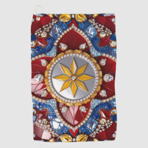 Golf Towel with Colombian Colors