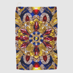Golf Towel with Colombian Colors