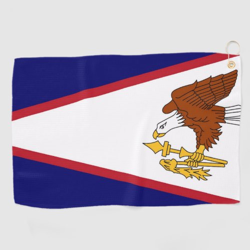Golf Towel with flag of American Samoa USA