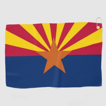 Golf Towel With Flag Of Arizona  Usa by AllFlags at Zazzle