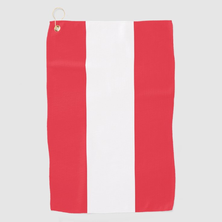 Golf Towel with flag of Austria | Zazzle