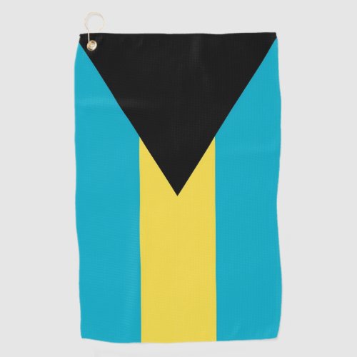 Golf Towel with flag of Bahamas