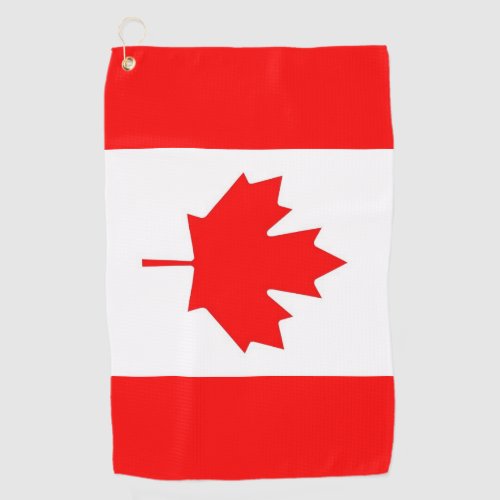 Golf Towel with flag of Canada